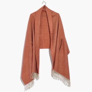 Madewell Terracotta Blanket Scarf Wrap Shawl